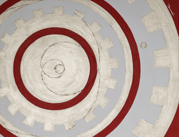 TOP GEAR  3   410mm*318mm   F6   2023  acrylic on canvas, wood