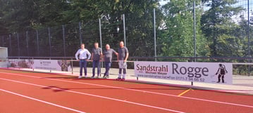 von links Marcel Hülsmann, Roger Fischer, Michael Meyer, Maximillian Meyer