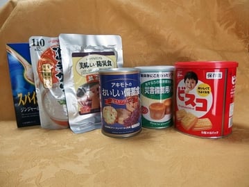 備蓄食料いろいろ
