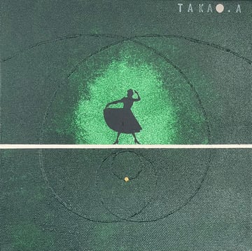 SPACE TIME TRAVELER  33   180mm*180mm   S0   2024  acrylic on canvas, wood