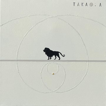 SPACE TIME TRAVELER  26   180mm*180mm   S0   2023  acrylic on canvas, wood