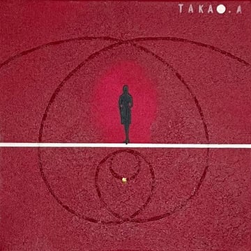 SPACE TIME TRAVELER  12   180mm*180mm   S0   2022  acrylic on canvas, wood