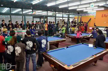 フットショット対決(2台とも)の光景