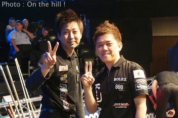 大井直幸（左）&羅立文