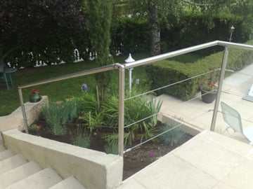 Barrières garde corps en inox