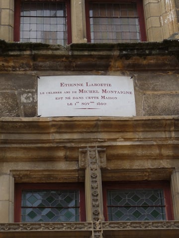 Maison natale de la Boétie, Sarlat (photo JPL)