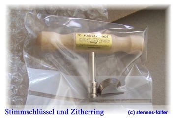 Stimmschlüssel und Zitherring