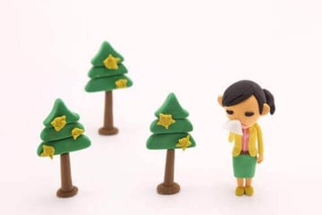 スギ花粉　くしゃみ　鼻水