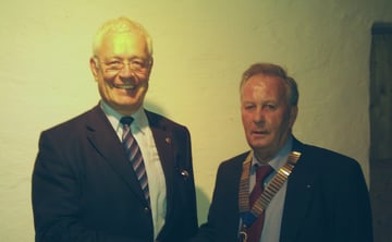 zukünftiger Past-Präsident Claus und der neue Präsident Seidenstücker