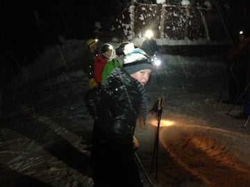 Unterwegs mit dem Jugendrotkreuz Au.... Foto: Edelbert Strolz