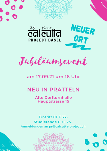 Neuer Orts für das Jubiläumsevent