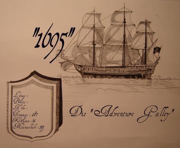 Adventure Galley / Schiff / Piraten / 1695