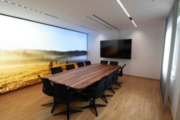 ScreenTrain, sliding TV ceiling mount