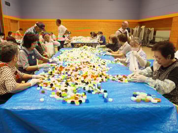 ペットボトルキャップ収集活動