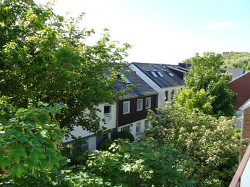 Bick vom Balkon in die Siemensterrasse