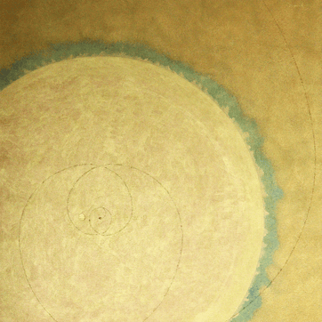 REAL SUN  3   606mm*606mm   S12   2024  acrylic on canvas, wood