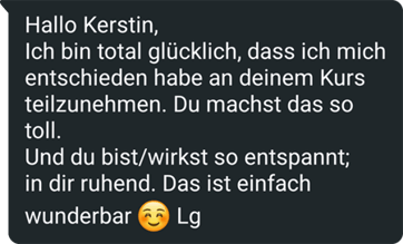 Das sagen andere über mich