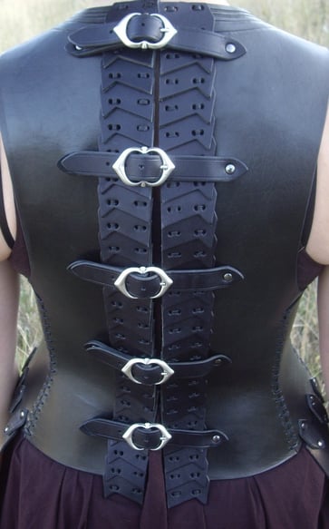 Corset avec lamelles de type 1 - Dos