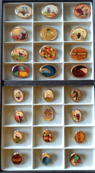 Pince à foulard - 35€ / Broche - 35€