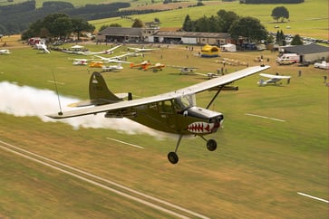 Showtime beim Flugplatzfest 2016 (Foto: Philipp Prinzing)