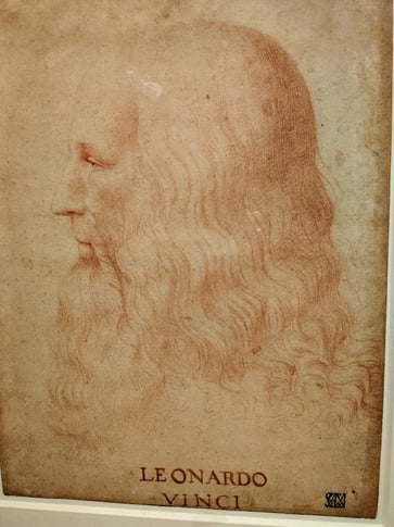 Portrait par Francesco Melzi (1516)