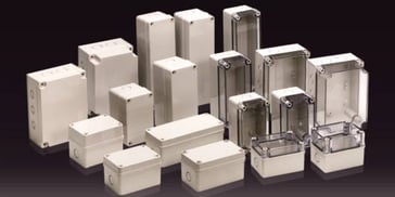 Gehäuse mit metrischen Vorprägungen