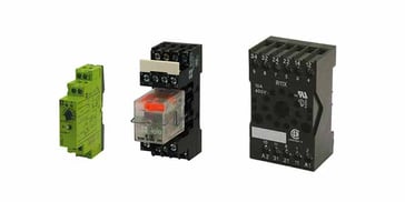 Schaltrelais und Sockel