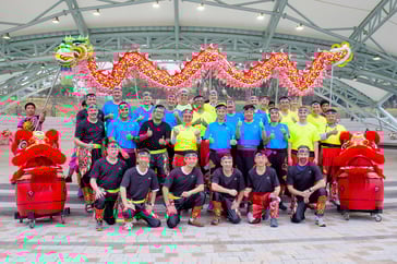 Dragon Dancing Team Building 
