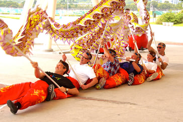 Dragon Dancing Team Building 