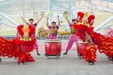 Dragon Dancing Team Building