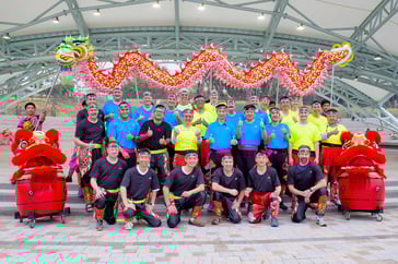 Dragon Dancing Team Building Taiwan and Thailand
