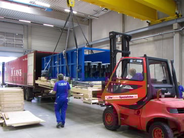 Containerstauen / Containerpacken / SOLAS Containerverwiegung