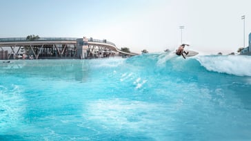 Die neue O2 Surftown MUC lässt bald Surferherzen höherschlagen ©Surftown