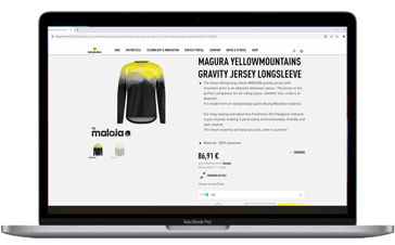 Magura Online-Shop - hier Maloja
