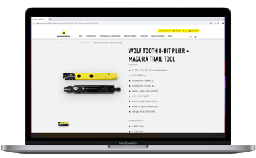 Magura Online-Shop - hier Werkzeuge
