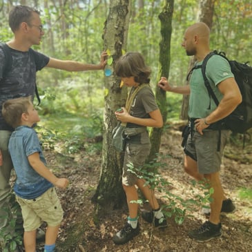Ontdekkingstocht ouder en kind brabant wandeltocht bushcraft workshop 