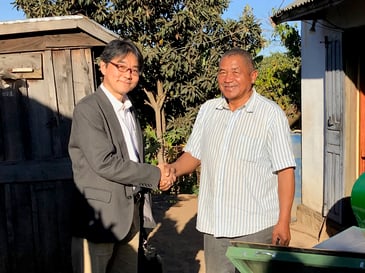 マダガスカルでBIO PAPAと呼ばれるバジルさん