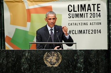 国連気候サミット2014に参加したオバマ大統領 United Nations Photo CC BY-NC-ND 2.0