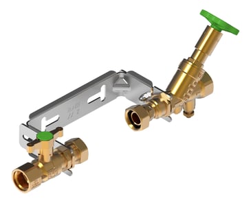 Wasserzählerbügel, Zählerbügel, Wasserzähler, Kamstrup, GWF, Hausanschluss, Wasserinstallation, 