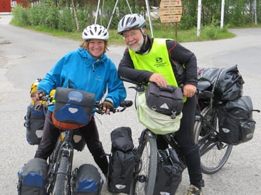 André aus Belgien treffen wir in Honningsvag wieder.