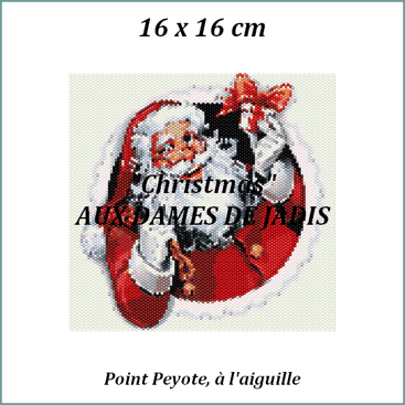 christmas-noël-père noël-picture-pattern-tapis-tapestry-miyuki-delica-seed beads-DIY-peyote-loom-even count-instant downlaod-auxdamesdejadis.com 