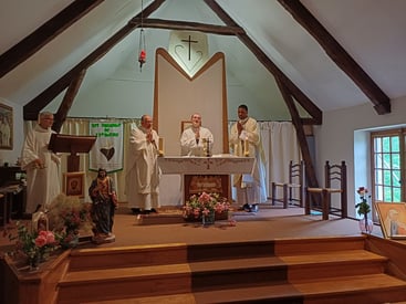 Messe du père Jean-Baptiste à Salvagnac