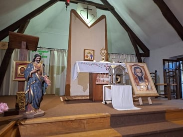 Les reliques du curé d'Ars à Salvagnac