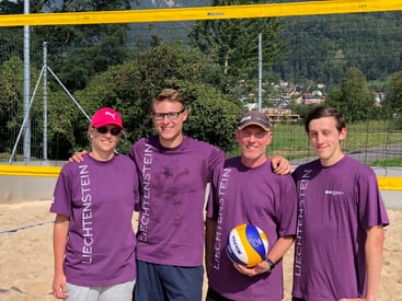 Team for one day - Vera Hasler, Timothy Runse, Philip Schädler, Noah Laternser