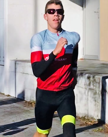 Alessio Bragagna schob sich noch knapp auf den 2. Rang als jüngster Teilnehmer