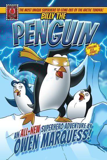 Comic creator Aaron Warner introduces Billy The Penguin as first freelance opportunity to other artists.