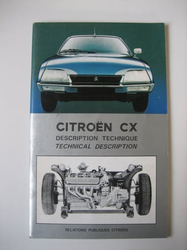 CX Description technique / Technical description Foto 47