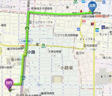 近鉄・布施駅より