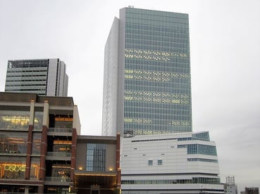 今年6月末に供用開始予定の横浜市新市庁舎