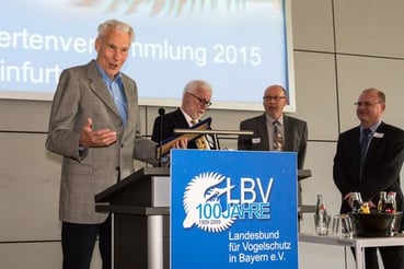 Dietrich Böhme bei der Ehrung